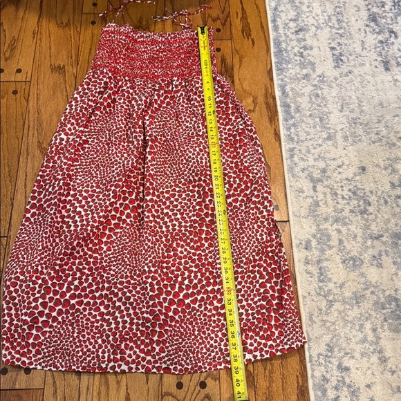 J. Crew Paloma dress in strawberry swirl cotton poplin Midi Size Medium - Picture 9 of 9